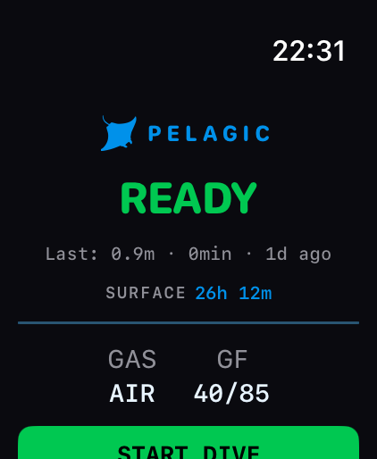 Pelagic dive at depth